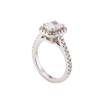 Cushion Cut Diamond Ring