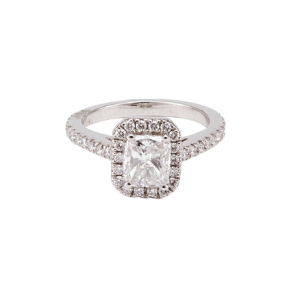 Cushion Cut Diamond Ring