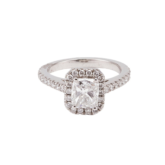 Cushion Cut Diamond Ring