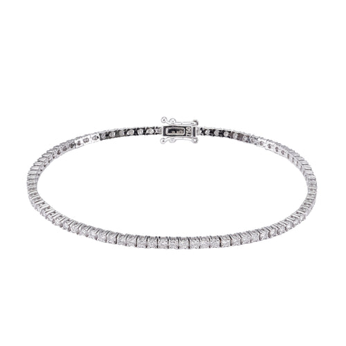Tennis Bracelet 2.36CT 18K White Gold