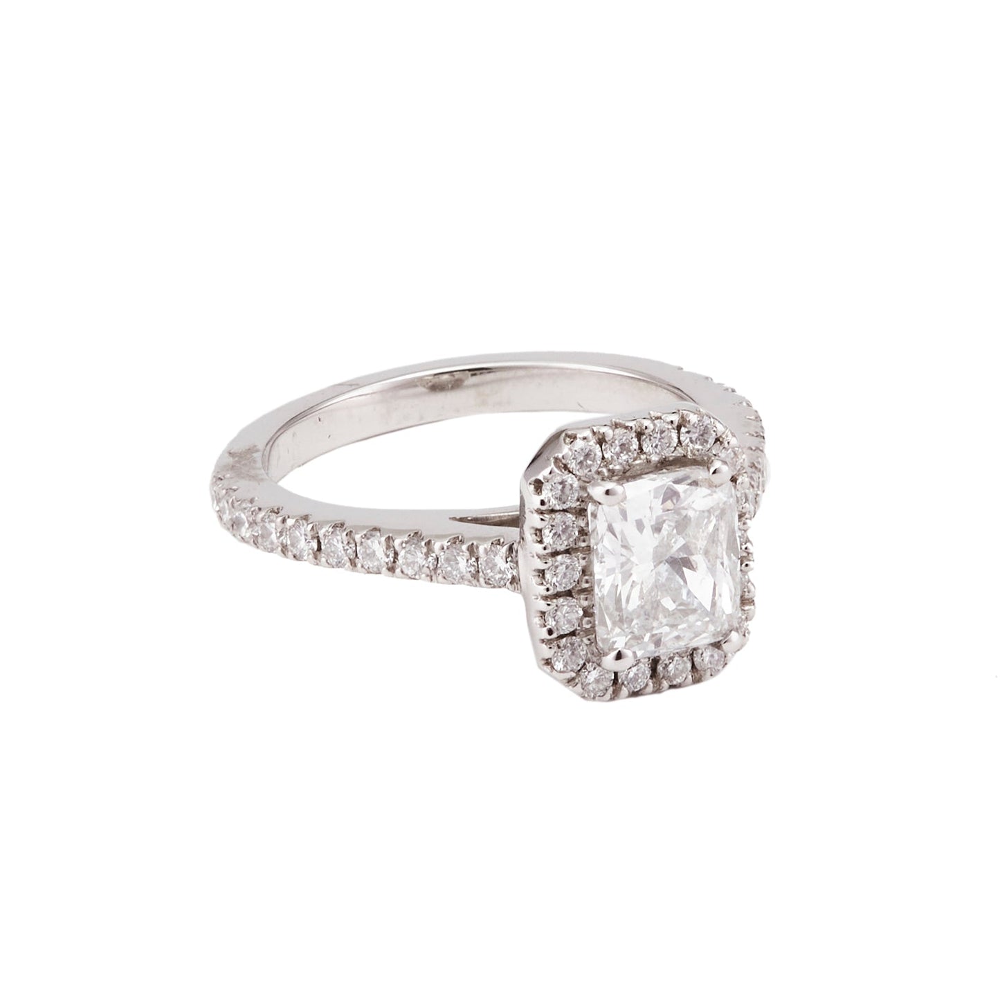 Cushion Cut Diamond Ring