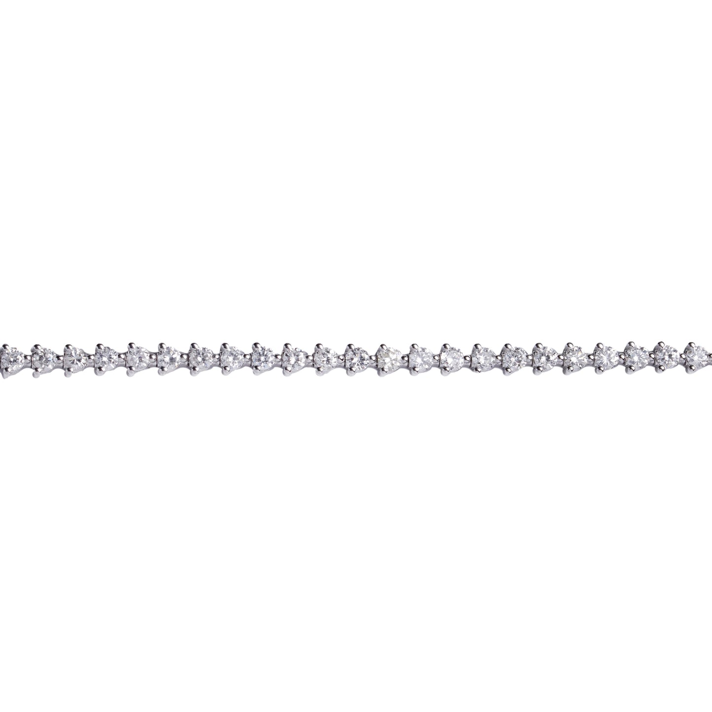 Tennis Bracelet 2.01CT 18K White Gold