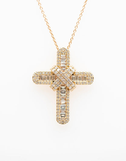 Diamond Cross Necklace