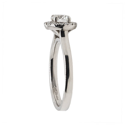 Round Brilliant Halo Ring