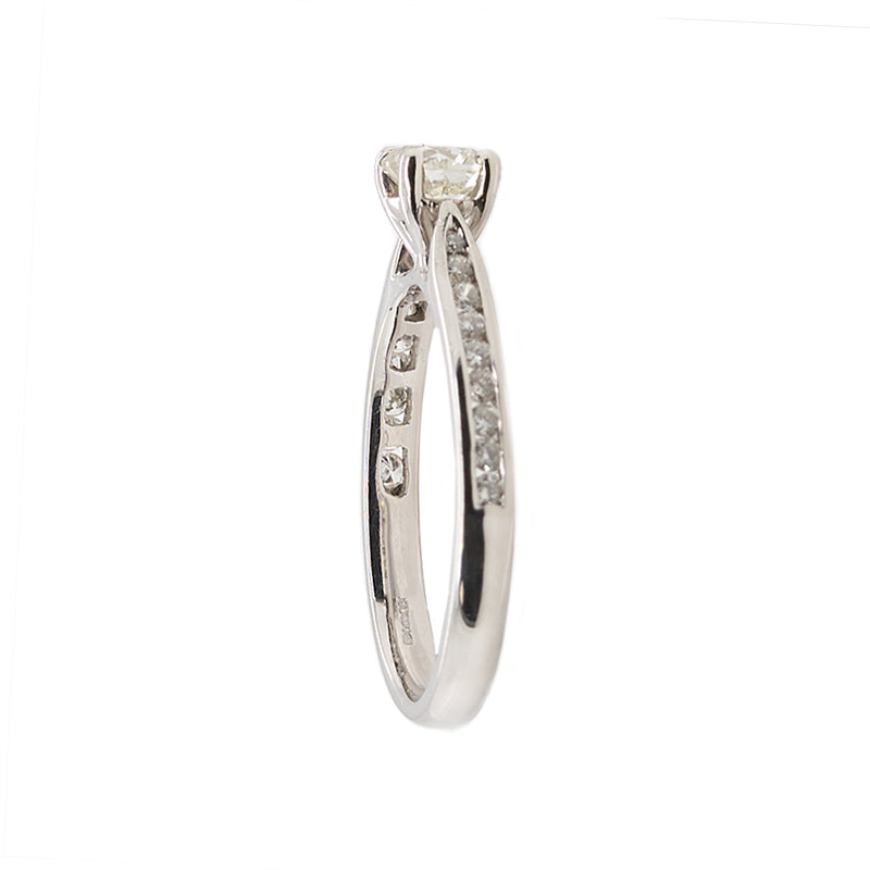 Cushion Cut Platinum